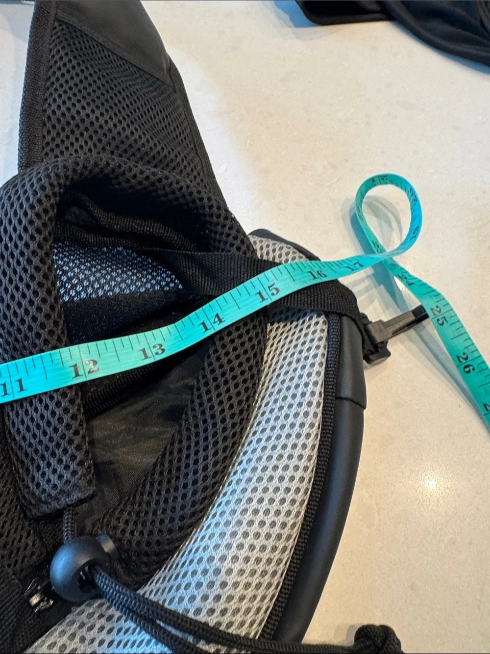 Mesh Pet Sling Carrier — Black and Gray Comfortable Hands-Free Dog Carrier